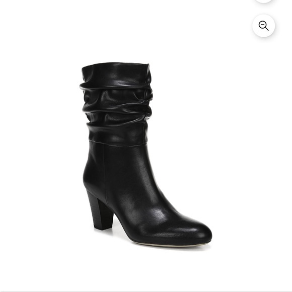 Circus by Sam Edelman Black Slouchy Heeled Boots - Picture 1 of 11
